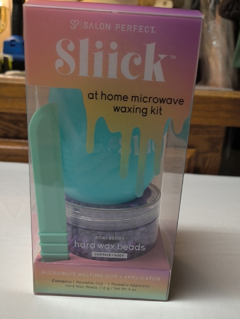 Sliick Acai Berry At-Home Waxing Kit - Mint